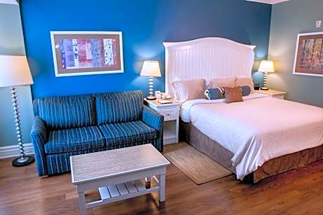 King Room with Sofa Bed and Village View - Disability Access