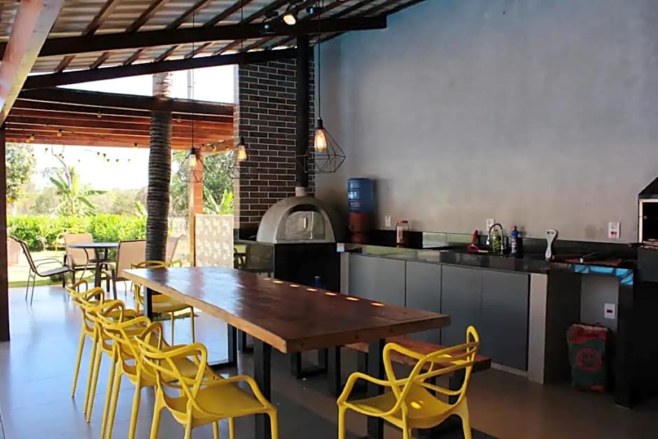 Casa na fazenda inteira ou quartos individuais no Hostel Recanto da Felicidade Paraopeba