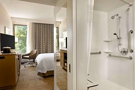 Queen Room with Roll-In Shower - Mobility Access/Non-Smoking