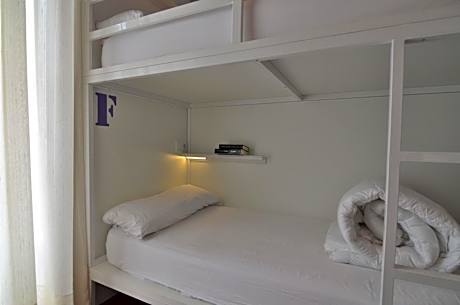 Bed in 6-Bed Female Dormitory Room with Bathroom