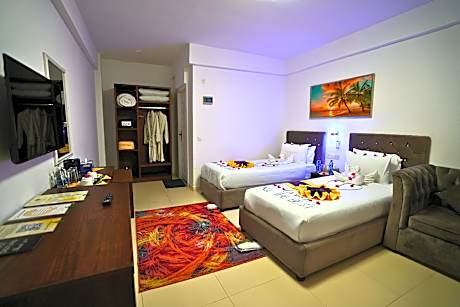 Deluxe Twin Room with Pool View