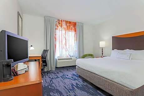 Room, 1 King Bed (Mobility/Hearing Access, Roll-In Shwr) (1 King Bed)