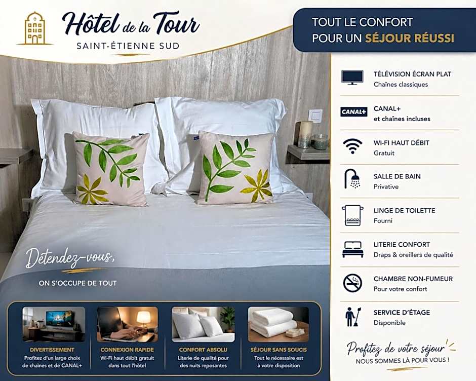 HOTEL De La Tour Saint Etienne SUD