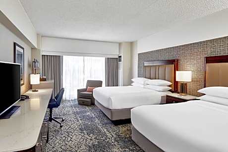 Traditional Queen Room with Two Queen Beds and Roll-in Shower - Mobility Accessible