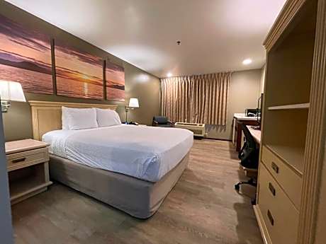 1 Queen Bed, Mobility Accessible Room, Bathtub w/ Grab Bars,Non-Smoking