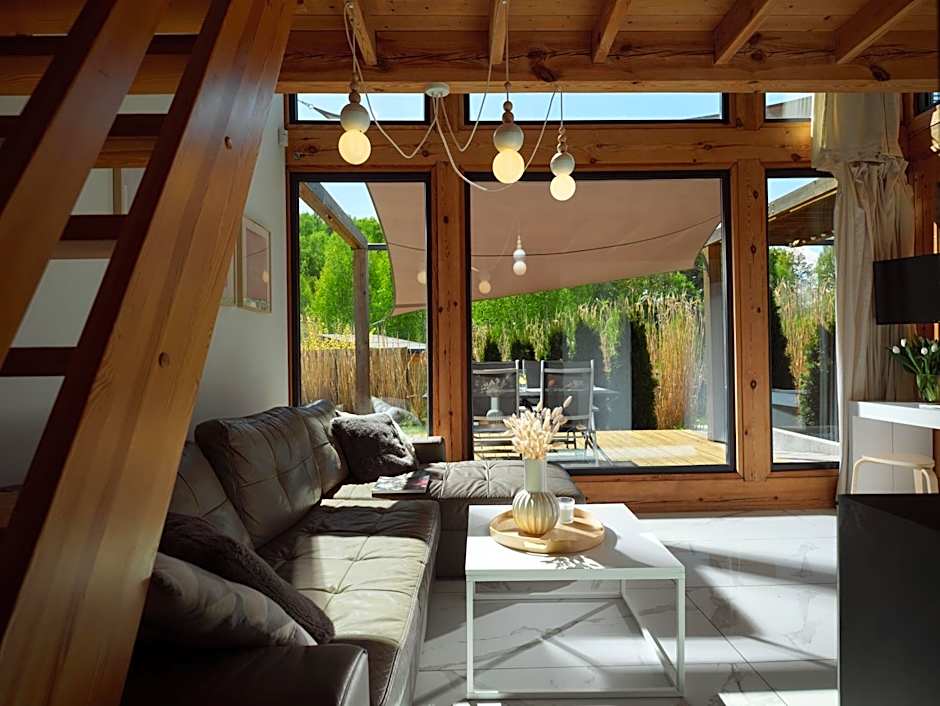 Rezerwat Wielin Sauna - Balia - Hot Tube - Jacuzzi - Basen - Klimatyzacja - Kominek