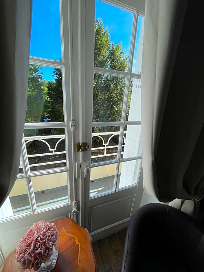 Vue du Château chambres en toute autonomie