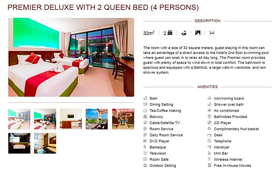 Photo 1 of 6 of 2 Queen Beds