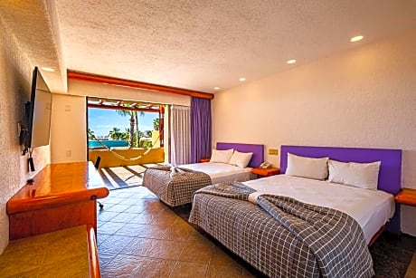 Standard Room with 2 queen size beds and balcony