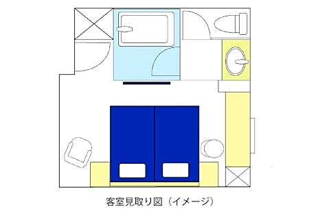 Twin Room - Non-Smoking