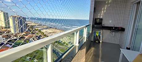 Stylish apartment with Ocean view in Jardim Real Praia Grande