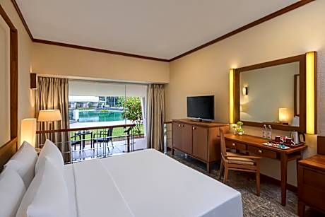 Deluxe Room with Free Room Upgrade on Availability + Early Check-In/Late Check-Out on Availability and 20% discount on F&B & Ayurvedic Treatments