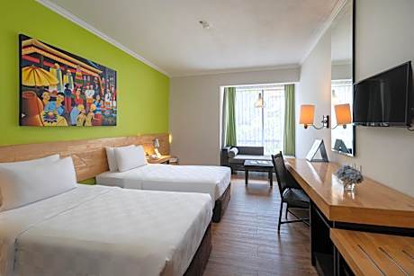 Double or Twin Room with Pool View