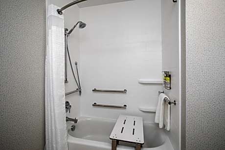 Queen Suite - Communication/Mobility Accessible with Tub