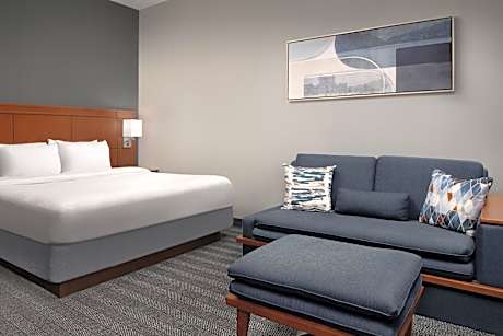 King Room with Sofa Bed and Roll-in Shower - Mobility and Hearing Accessible