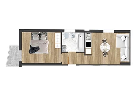 Suite with Lateral Sea View