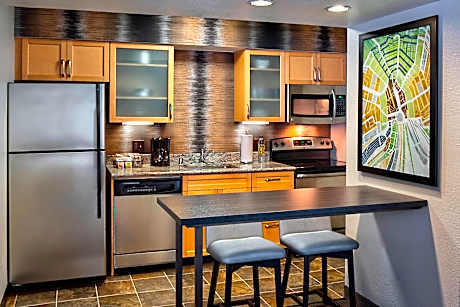 Studio with One Queen Bed, Sofa Bed with Roll-in Shower - Mobility and Hearing Accessible