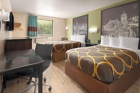 Double Room with Two Double Beds - Smoking