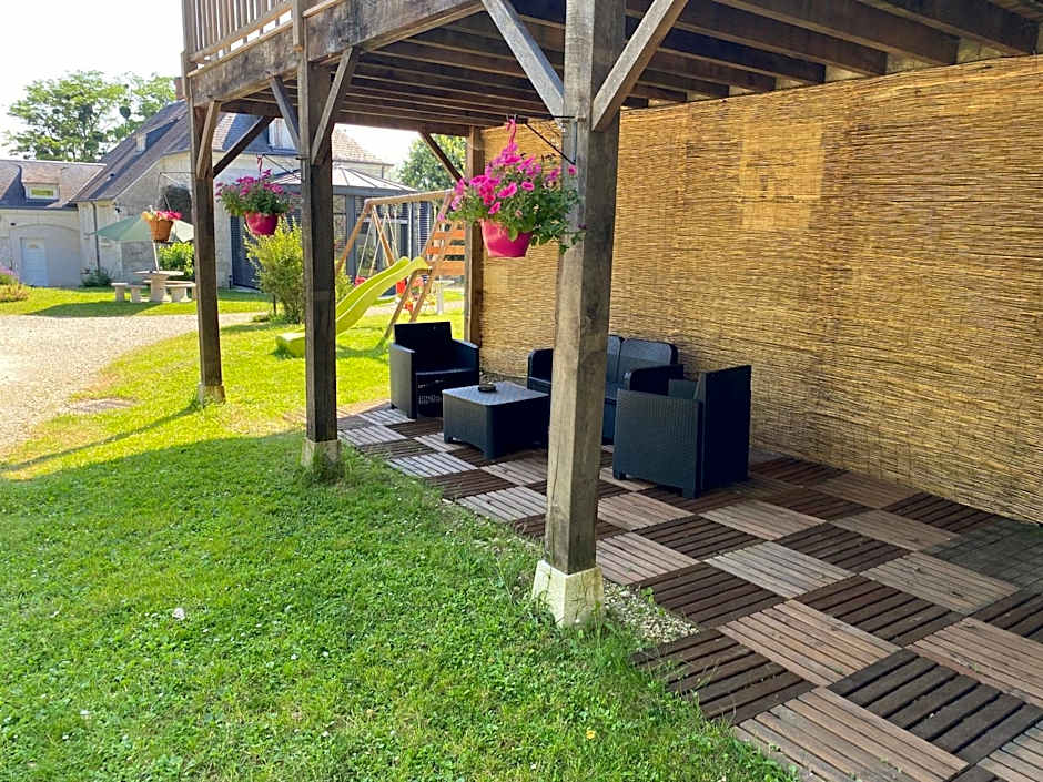 Les Mariniers Chambres d'Hôtes à la campagne avec aire de jeux - Spa nordique en option