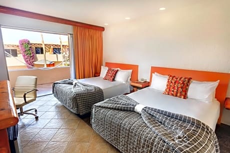 Standard Room with 2 queen size beds and patio
