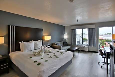 1 King Bed