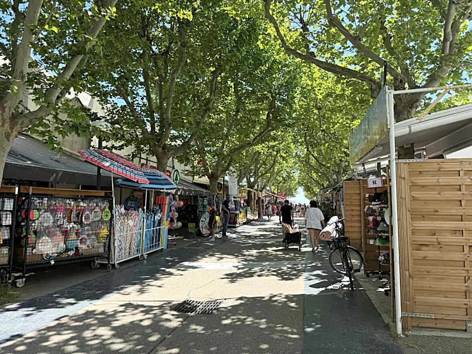 Sol-y-Days Sables Or, vue sur piscine