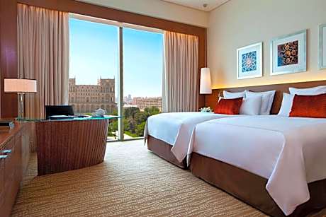 Family Room with City View