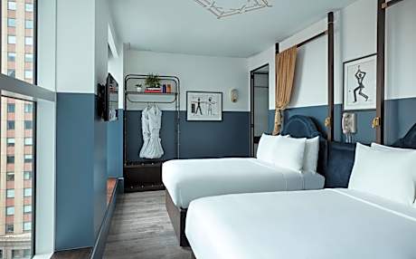 Deluxe Double Room with Two Double Beds