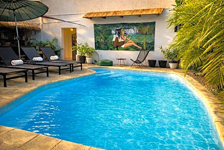 Sous le Badamier Quiet Boutique Hotel with Pool near Grand Baie