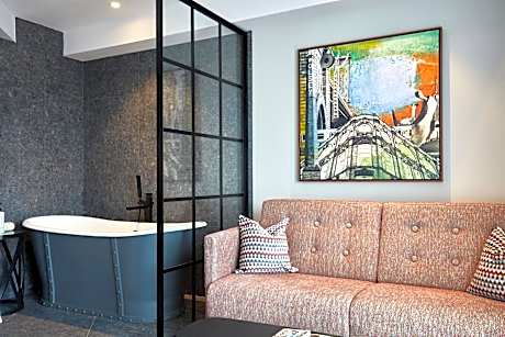 King Suite with Sofa Bed and Free-Standing Bath