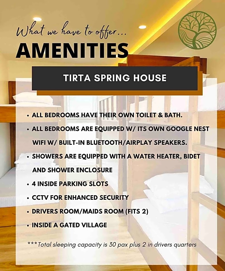 TIRTA Spring Villa (5br)