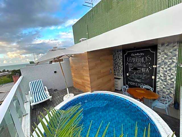 Linda cobertura vista mar