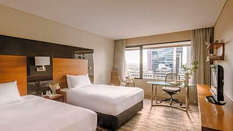 Classic Double Room with Two Double Beds - High Floor