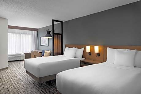 Double Room with Two Double Beds and Sofa Bed