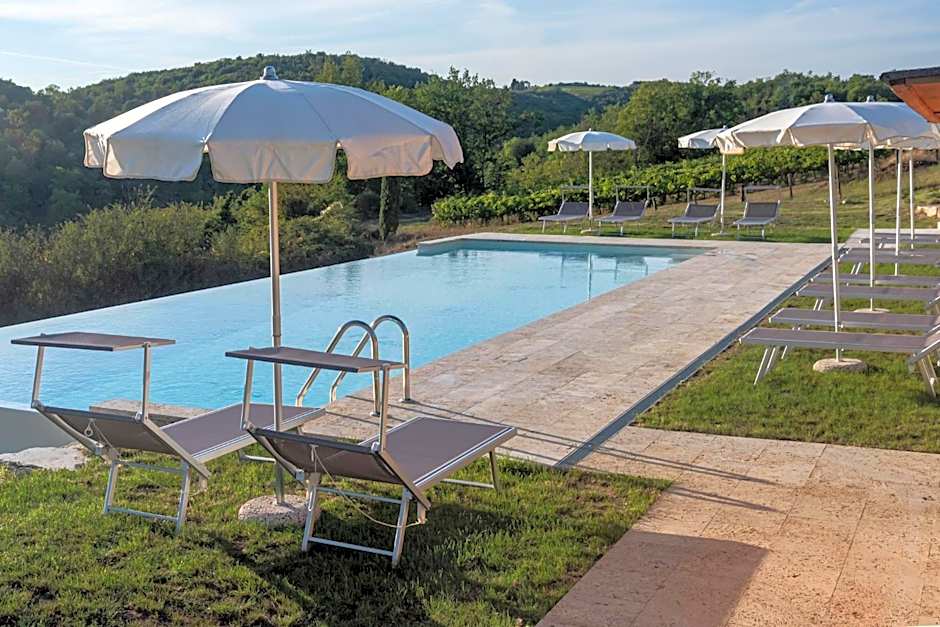 Chianti B&B Design infinity pool shared