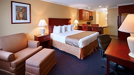 Suite-1 Queen Bed Non-Smoking Kitchenette Sofa Wi-Fi Continental Breakfast