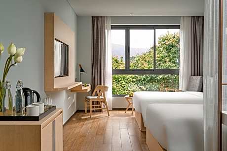Deluxe Twin Room with City View (Include Welcome drink & Airport shuttle bus)