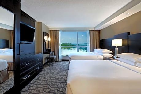 2 RM CANADIAN FALLSVIEW SUITE-2 QUEEN-HIGH FL, HIGH FLOOR-VIEW OF HORSESHOE FALLS-SOFABED, COMP COOKED TO ORDER BRKFST-EVENING RECEPTION