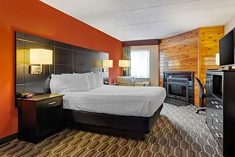 Deluxe King Room with Fireplace - Non-smoking