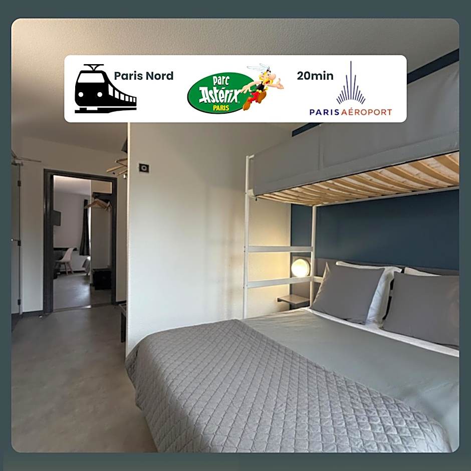 Hôtel La Nonette ASTERIX, CDG AIRPORT & PARIS CENTRE