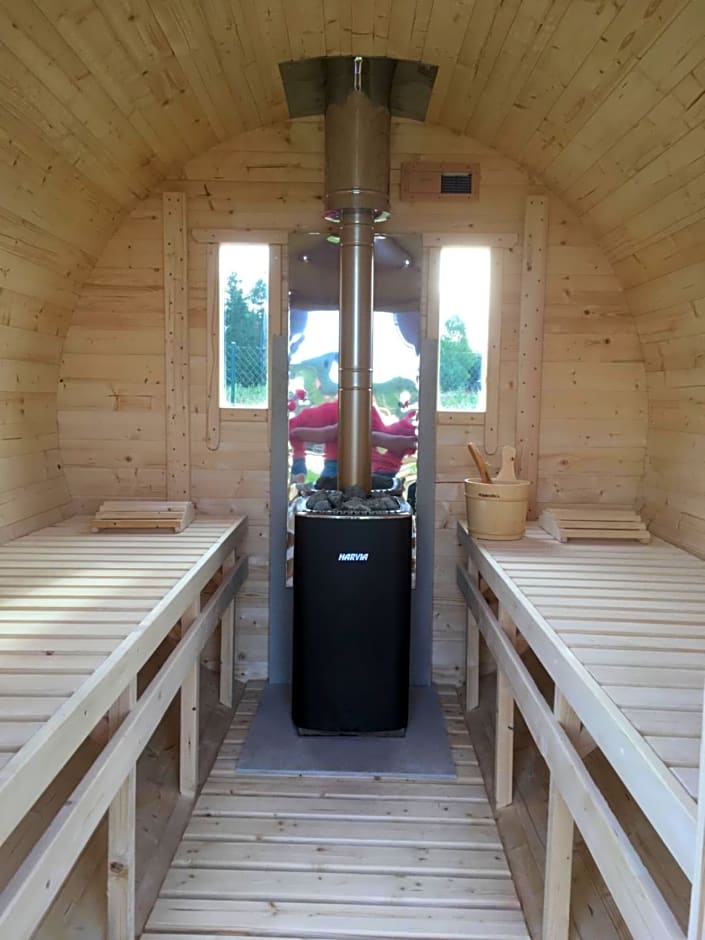 Dolina Bella - ogrzewany domek z balią, sauną i kominkiem w sercu Kaszub