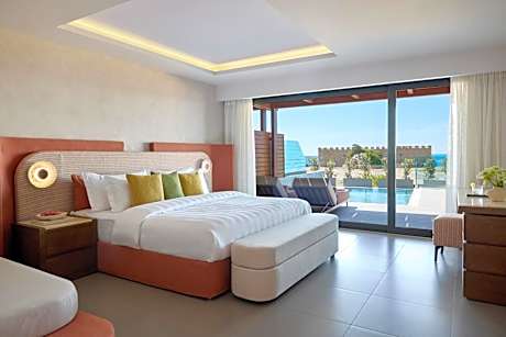 Superior Junior Suite with Private Pool & Partial Sea Views