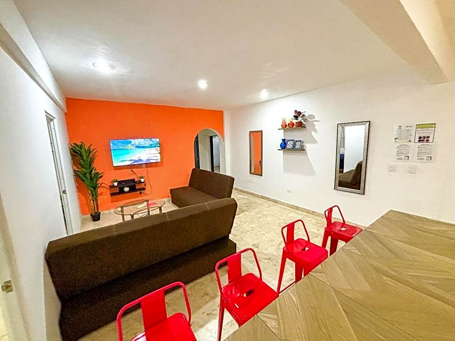 "Spacious Suite with 4 Bedrooms and Amenities"