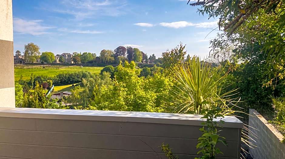 Les sapins verts - vue haras