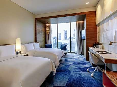 Superior Room with Two Double Beds and View