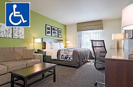 1 King Bed, Suite, Nonsmoking, Accessible, Upgrade