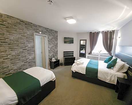 Standard Room with Double and 1 Single Bed.