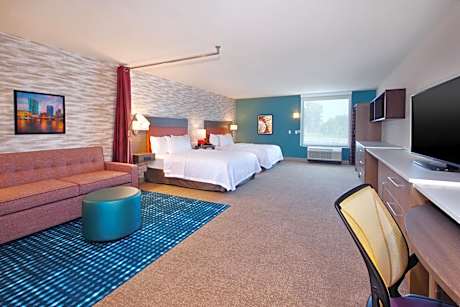 2 Queen Beds Studio Suite