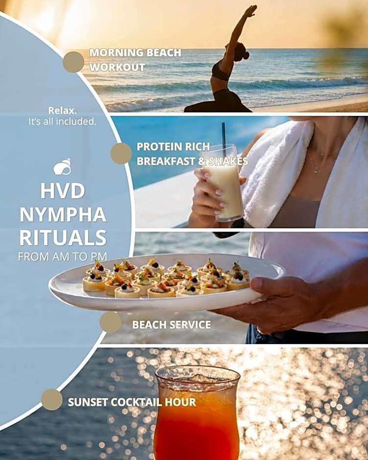 HVD Nympha Hotel - All Inclusive, Private Beach & Free Parking - Adults Only