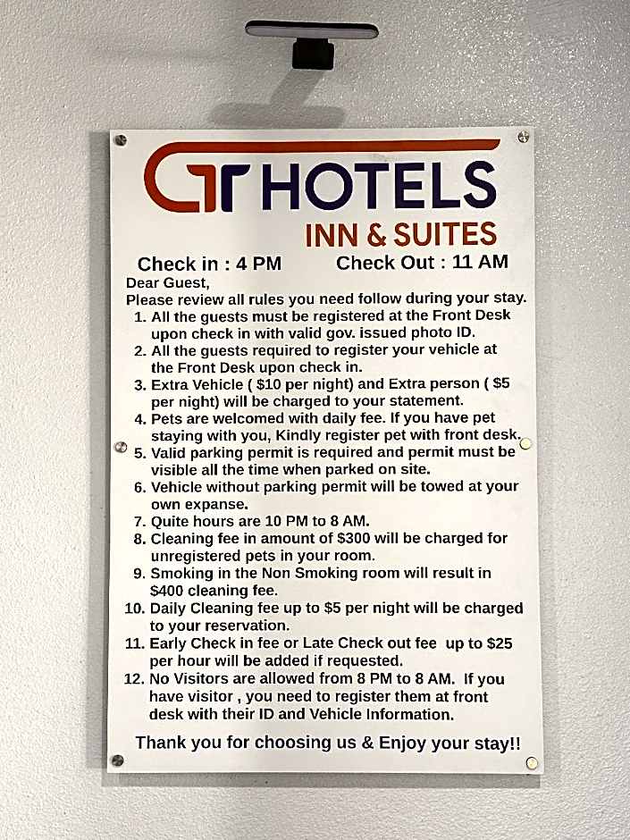 G T Hotels Inn & Suites Extended Suites